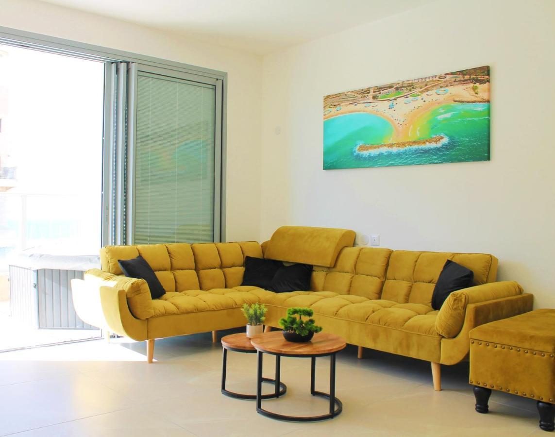 Beach Suite Israel- Private Jacuzzi, Beach View, Gym, Low Fee For Off-Site Indoor Pool & Spa ביץ סוייט ישראל- ג'קוזי פרטי עם נוף ים, אפשרות לבריכה מקורה וספא בתשלום ממש מוזל Aschkelon Exterior foto